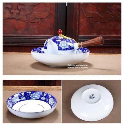 BỘ ẤM CHÉN HOA DÂY CAO CẤP